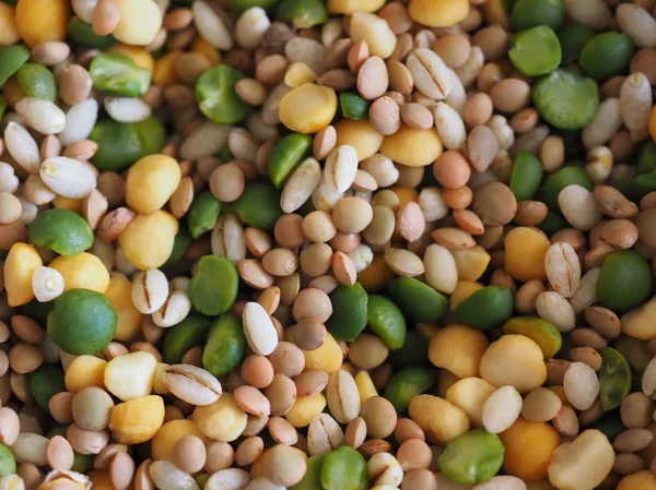 Legumbres Granos Vegetales Comida Vegetariana Útil Como Fondo —  Fotos de Stock