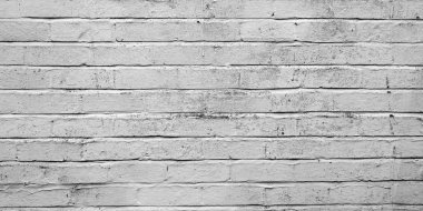 Beyaz tuğla duvar arka plan olarak kullanışlı