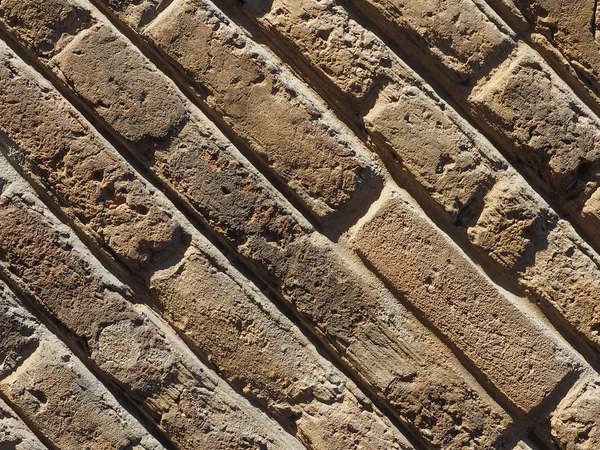 Red Brick Wall Useful Background Diagonal Tiles — Stock Photo, Image