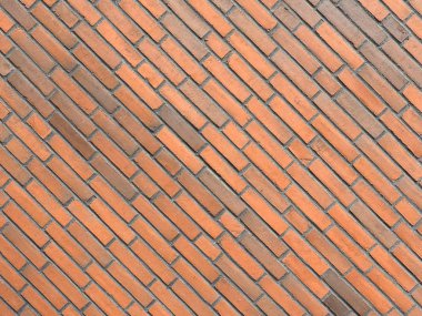 kırmızı tuğla çapraz çinileri ile arka plan olarak yararlı doku