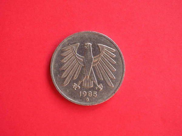 Vintage Deutsche Mark Moneda Alemania — Foto de Stock