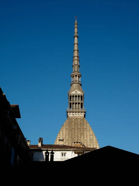 Talya Torino Daki Köstebek Antonelliana Binası — Stok fotoğraf