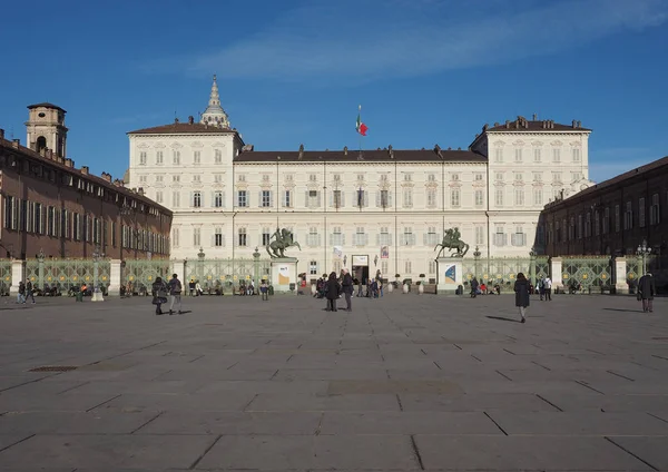 Turín Italia Circa Enero 2019 Palazzo Reale Palacio Real — Foto de Stock