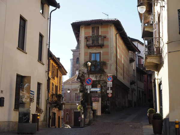 意大利里沃利 2019年2月 老城区中心的景色 — 图库照片