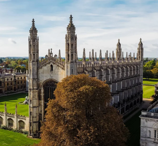 Vista Aérea Cidade Cambridge Reino Unido — Fotografia de Stock