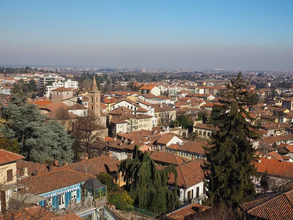 Vista Aérea Cidade Rivoli Itália — Fotografia de Stock