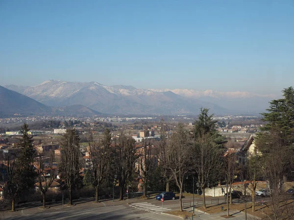 Vista Aérea Ciudad Rivoli Italia — Foto de Stock