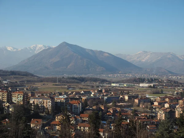 Monte Musine Los Alpes Graianos Visto Desde Rivoli Italia — Foto de Stock