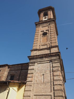 Alba, İtalya 'da San Giuseppe (Aziz Joseph) kilise kulesi