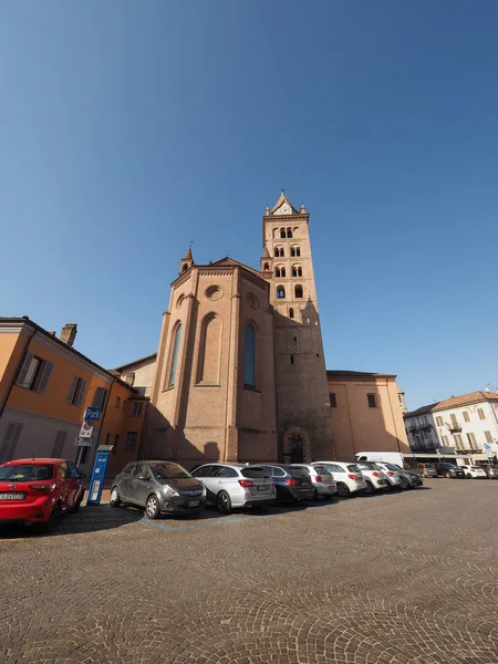 Alba Itálie Cca Února 2019 Duomo San Lorenzo Svatého Vavřince — Stock fotografie