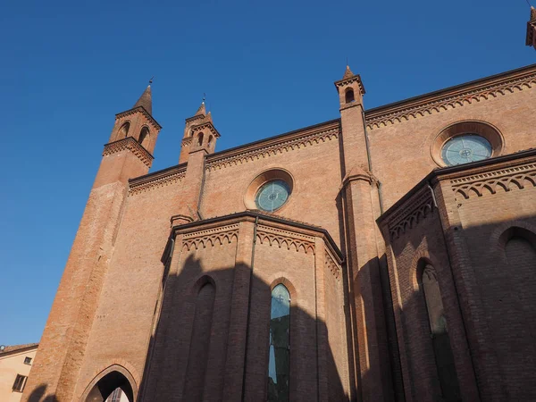 Duomo San Lorenzo Cathédrale Saint Laurent Alba Italie — Photo