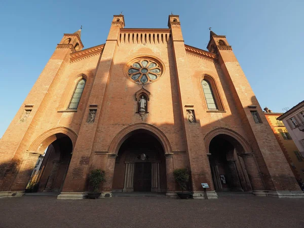 Duomo San Lorenzo Alba Italia — Foto Stock