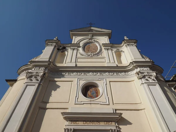 San Giovanni Battista Johannes Döparen Kyrka Alba Italien Hic Domus — Stockfoto