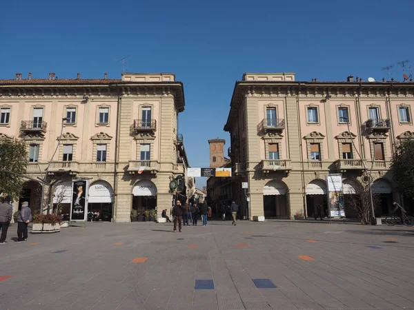 Alba Italy Circa February 2019 Площадь Микеле Ферреро Ранее Известная — стоковое фото