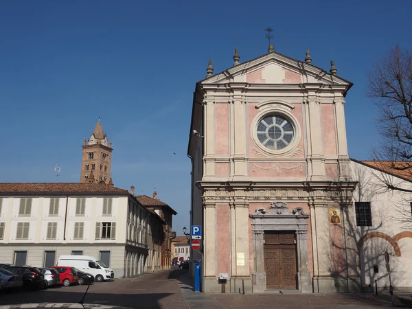 Alba Itália Fevereiro Circa 2019 Igreja Santa Caterina — Fotografia de Stock