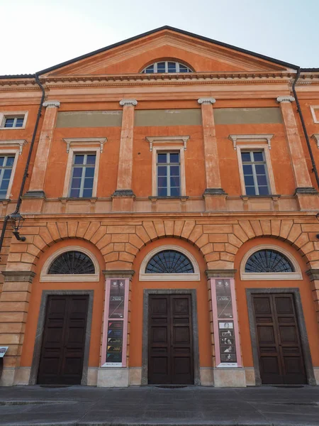 Alba Itália Fevereiro Circa 2019 Teatro Sociale Que Significa Teatro — Fotografia de Stock