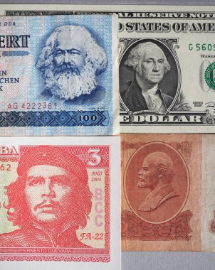 Marx, Washington, Che Guevara ve Lenin