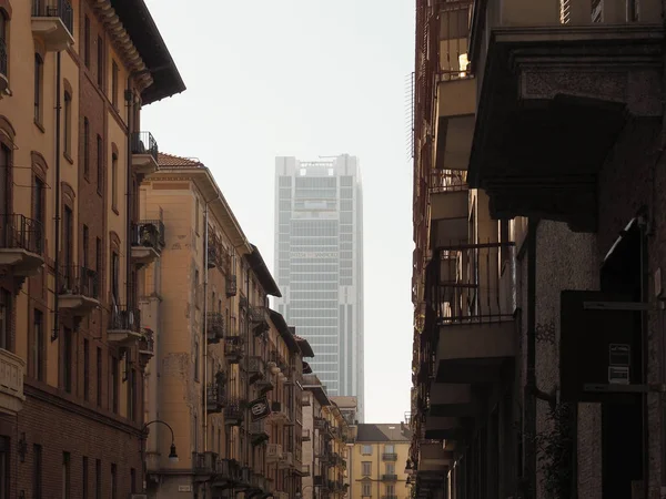 Intesa San Paolo skyscraper in Turin — Stock Photo, Image