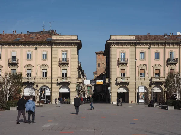 Piazza Michele Ferrero square in Alba — 스톡 사진