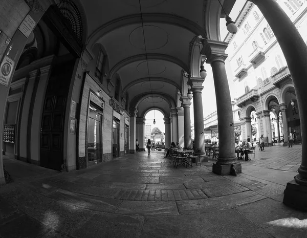 View of the city of Turin in black and white — Stock Photo, Image