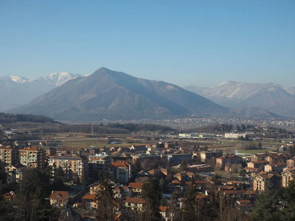 Mount Musine seen from Rivoli — Stock Photo, Image