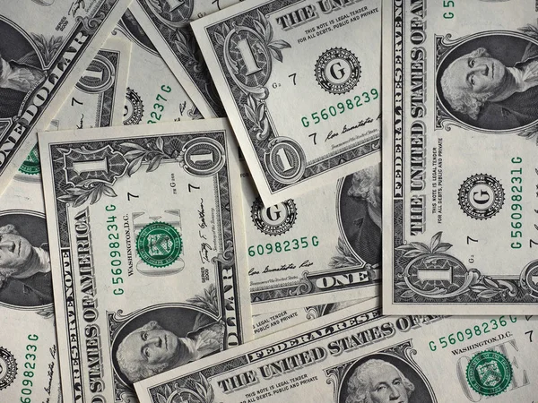 Dollarn anteckningar, USA — Stockfoto