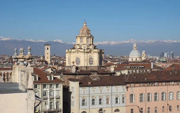 Flygfoto av Turin — Stockfoto