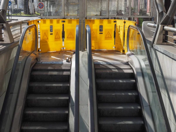 Rolltreppe außer Betrieb — Stockfoto