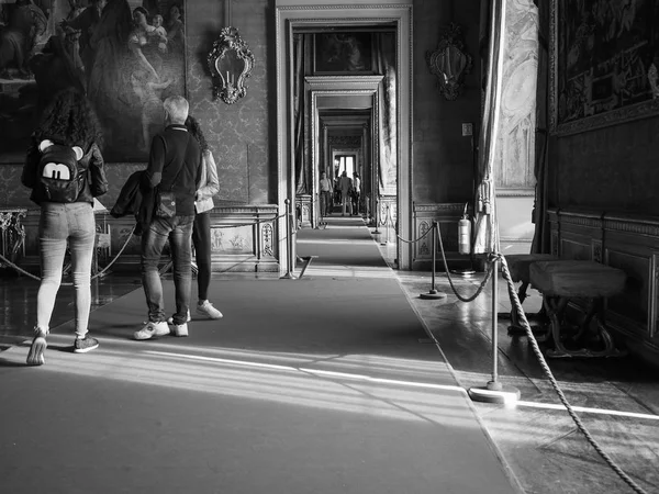 Palazzo Reale en Turín en blanco y negro —  Fotos de Stock