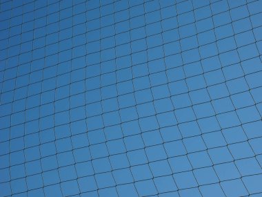 Mavi gökyüzü doku arka plan üzerinde net