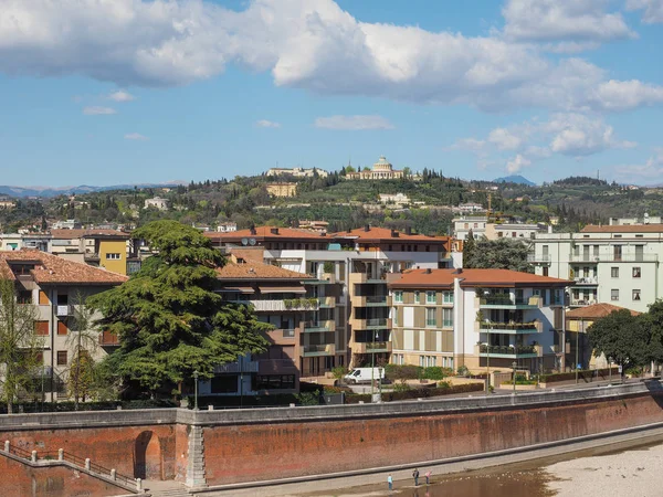 Luchtfoto van Verona — Stockfoto