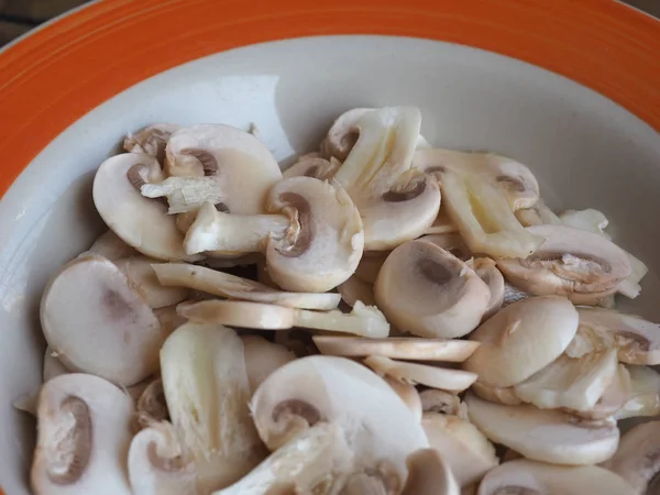 Champignon svampmat — Stockfoto