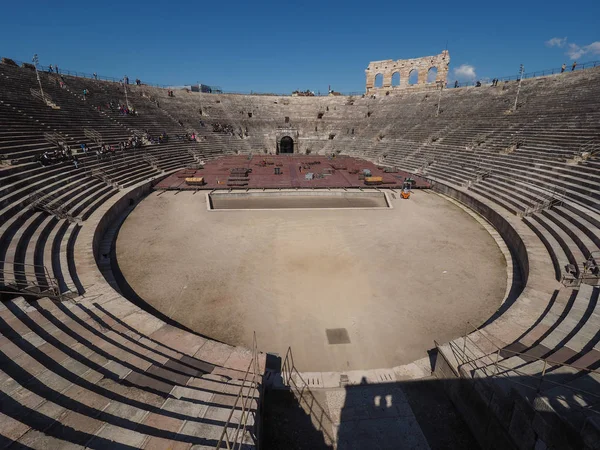 Romerska amfiteatern Arena di Verona — Stockfoto