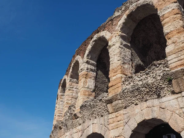 Verona Arena romersk amfiteater - Stock-foto