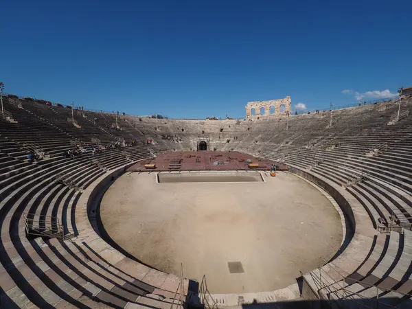 Romerska amfiteatern Arena di Verona — Stockfoto