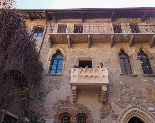 Huis van Julia in Verona — Stockfoto