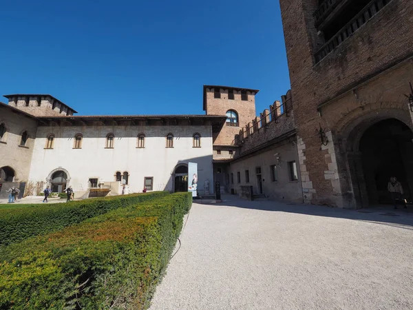 Verona Castelvecchio'yu Müzesi — Stok fotoğraf