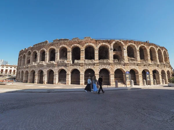 Verona Arena Roman amfiteater – stockfoto