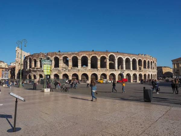 Римский амфитеатр Вероны-арены — стоковое фото