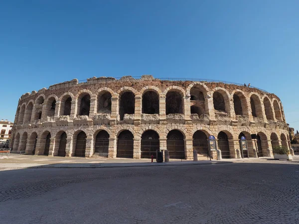 Αρένα της Βερόνας ρωμαϊκό αμφιθέατρο — Φωτογραφία Αρχείου