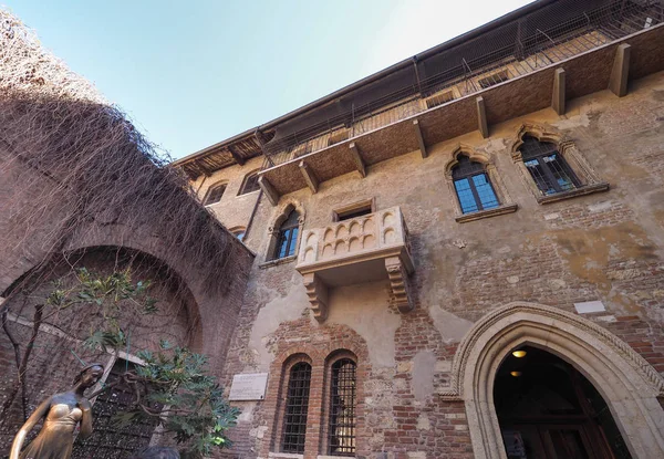 Huis van Julia in Verona — Stockfoto
