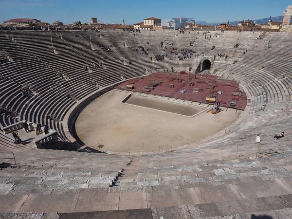 Anfiteatro romano Verona Arena — Fotografia de Stock