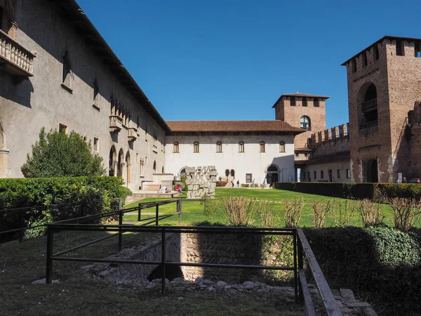 Castelvecchio Muzeum w mieście Werona — Zdjęcie stockowe