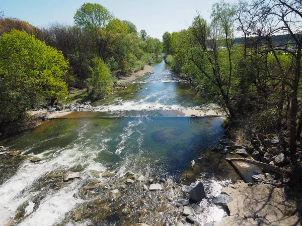 Torino'da Sangone nehri — Stok fotoğraf