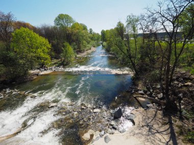 Torino'da Sangone nehri