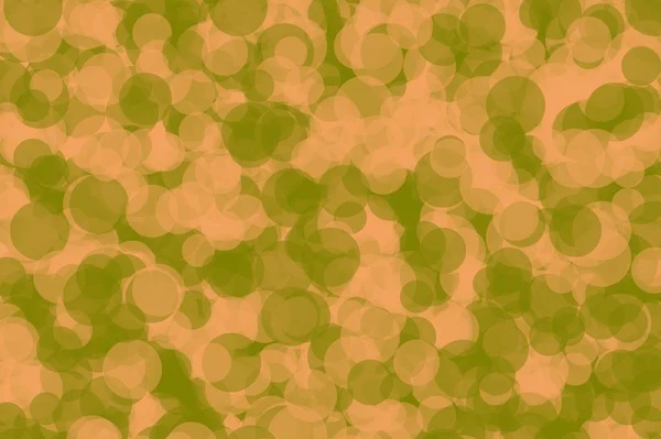 Abstract brown green circles illustration background