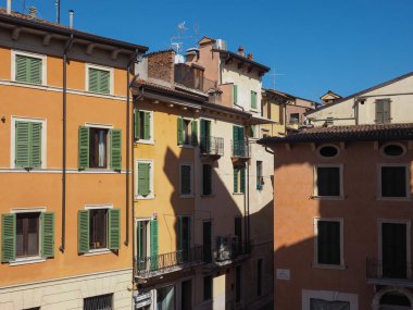 Verona şehrinin görünümü
