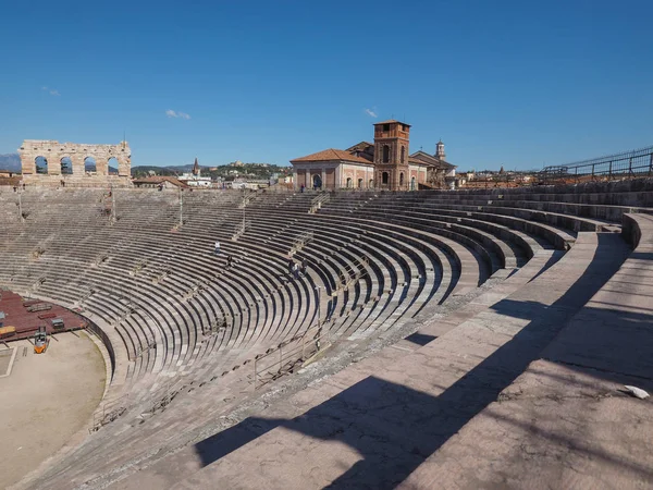 Romerska amfiteatern Arena di Verona — Stockfoto