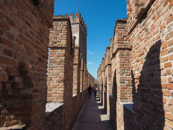 Ancien château de Castelvecchio à Vérone — Photo