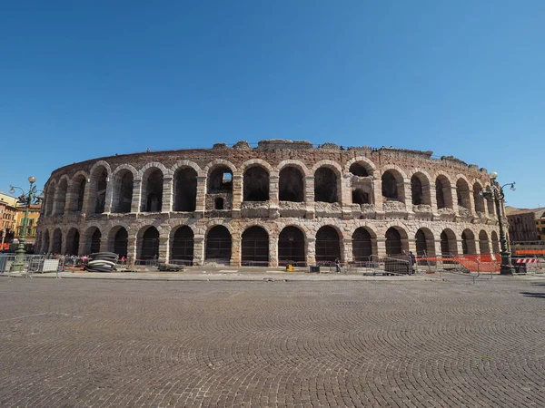 Verona Arena anfiteatro romano —  Fotos de Stock